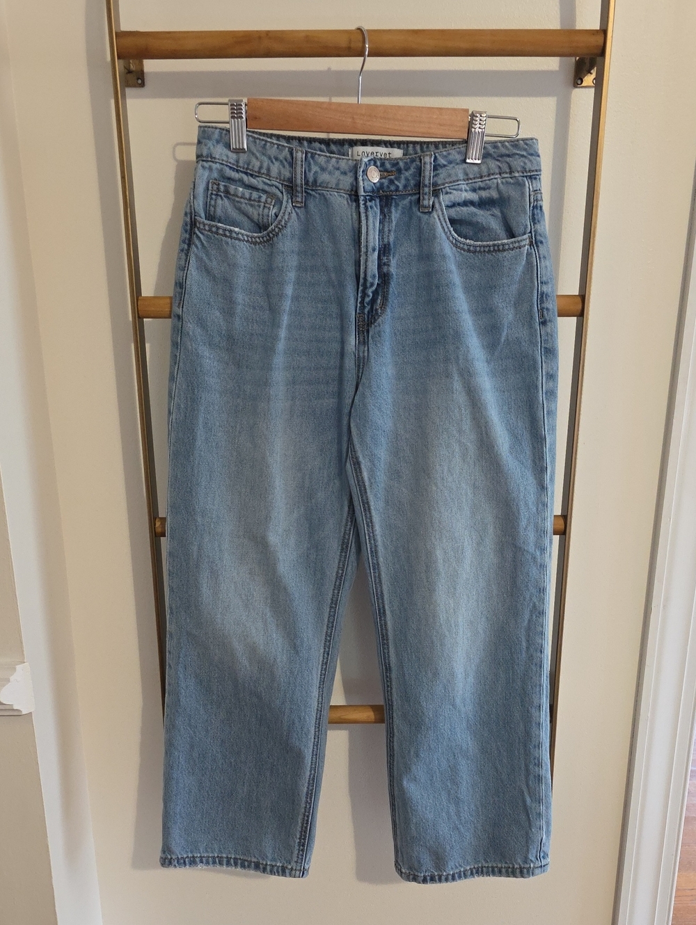 Light Blue Women's Cropped Jeans - Brand: Lovervet By Vervet
